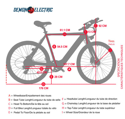 6ix City eBike | Blue Gradient