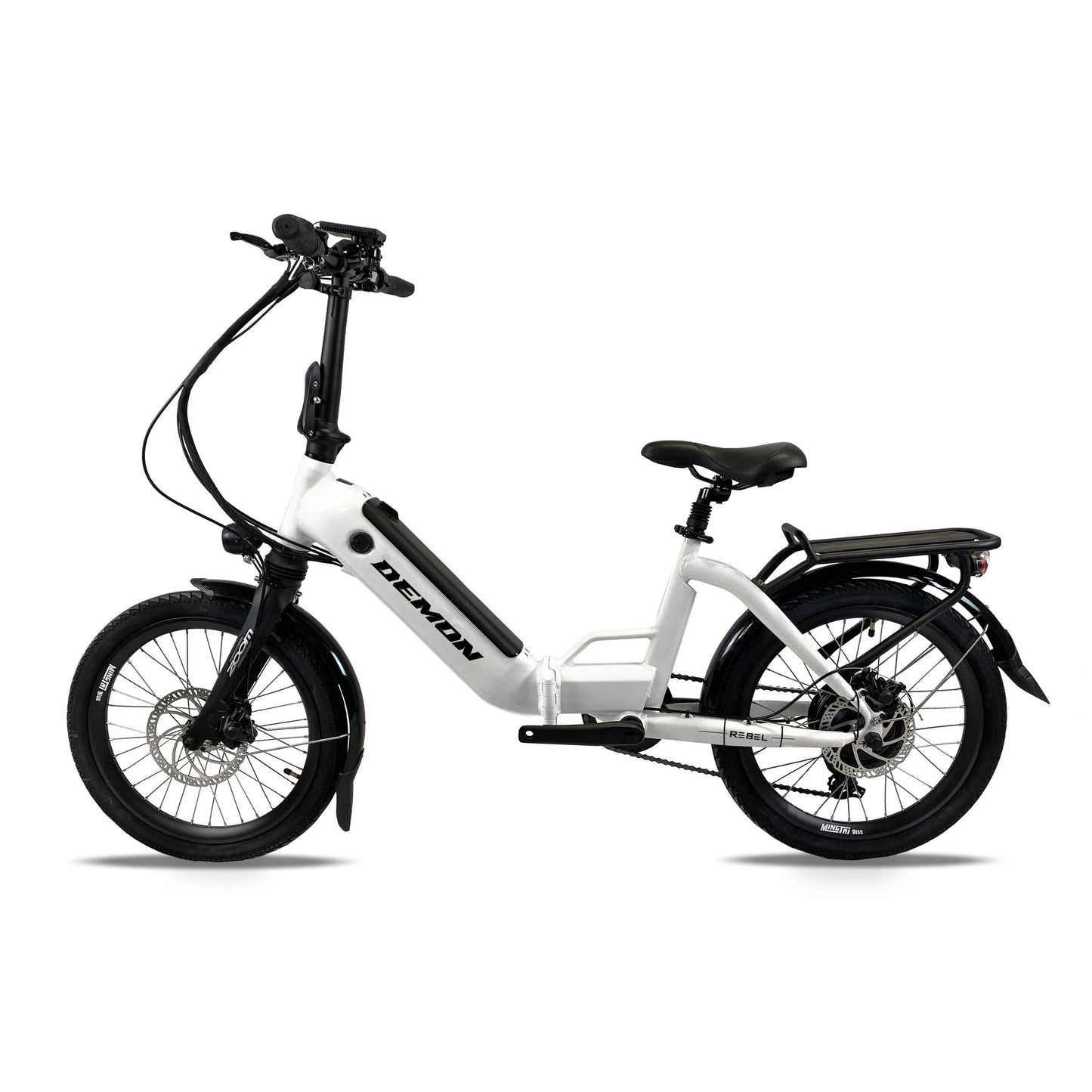 Rebel Folding eBike | White