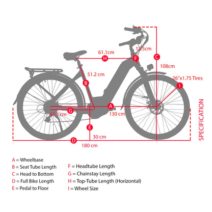 Tronio Commuter eBike | White - Hydraulic Brake